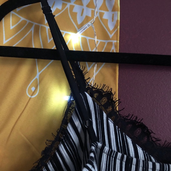 Monteau Black and White Midi Dress - Picture 4 of 4